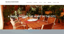 Desktop Screenshot of barcelonacentralgarden.com